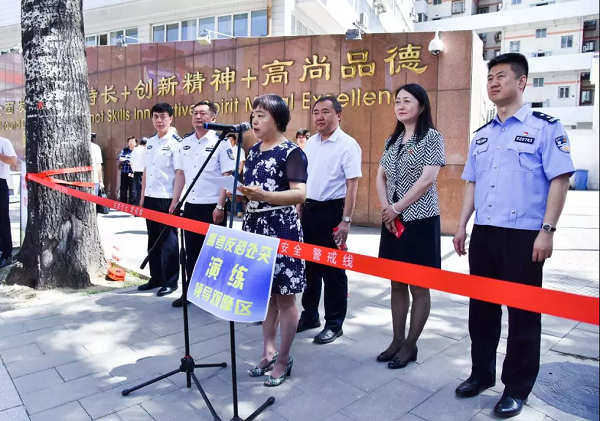 这张安全的网密不透风！反恐处突应急演练助力平安高考